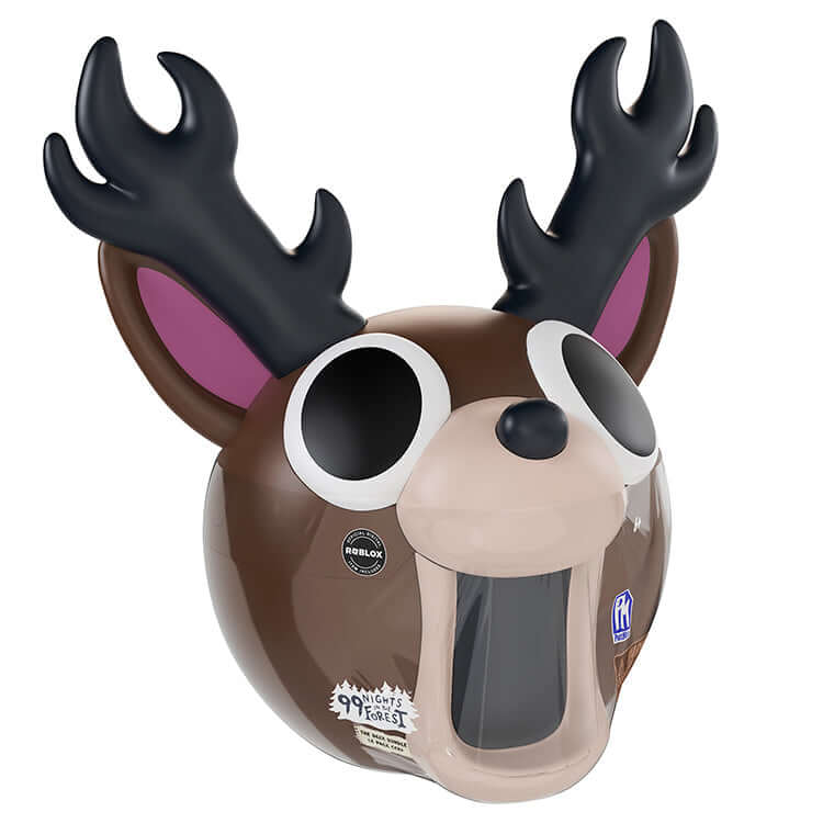 99 Nights In The Forest Series 1 Collector Bundle themed inflatable reindeer character with large eyes and antlers.