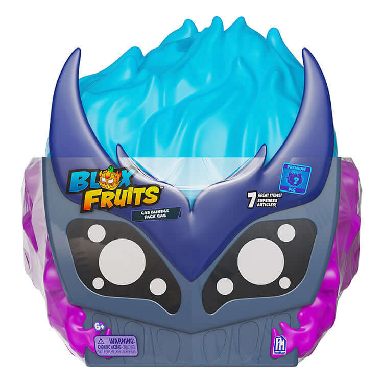 Blox Fruits Series 4 Gas Collector Bundle packaging featuring Gas fruit design with vibrant colors and collectibles.