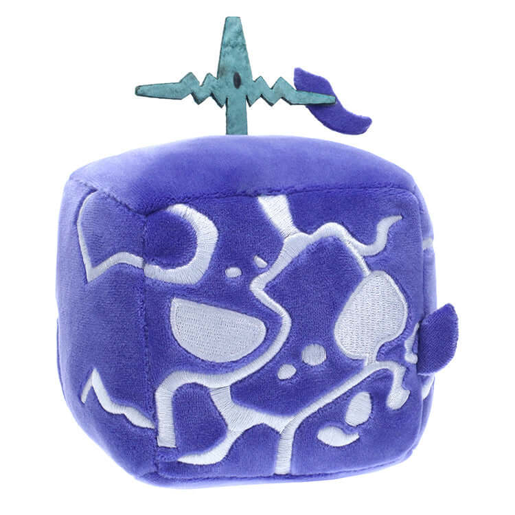 Blox Fruits Series 2 4" Collectable Plush featuring a purple design and detailed embroidery.