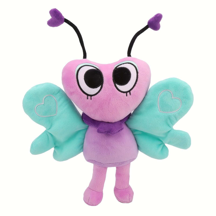 Dandy's World Plush - Adorable heart butterfly stuffed animal for gamers and collectors.