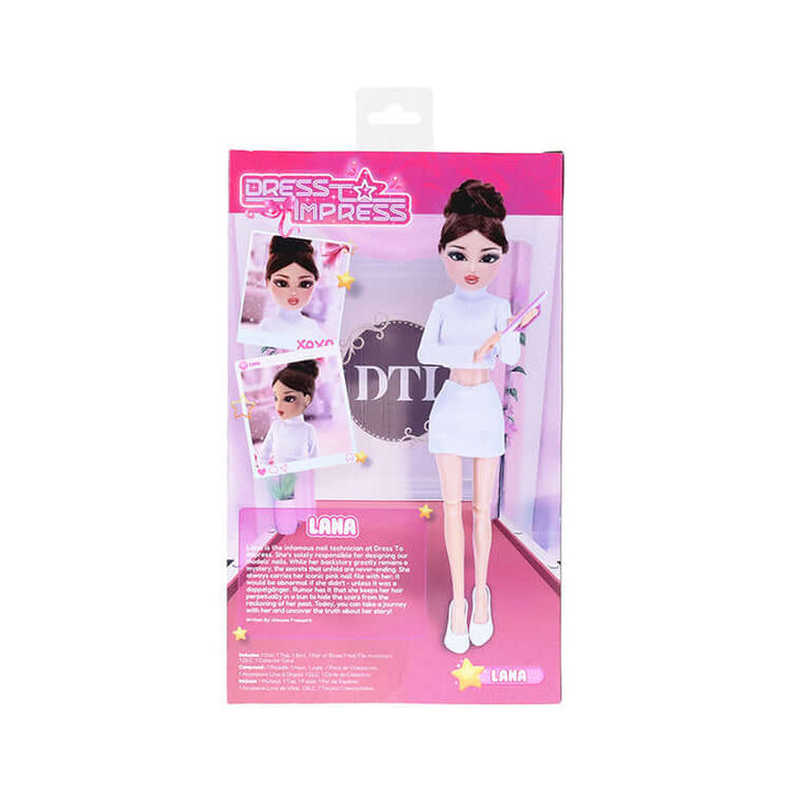 Dress To Impress Lana Fashion Doll Trio Doll Bundle featuring Lana with stylish outfit and playful design, perfect for imaginative play.