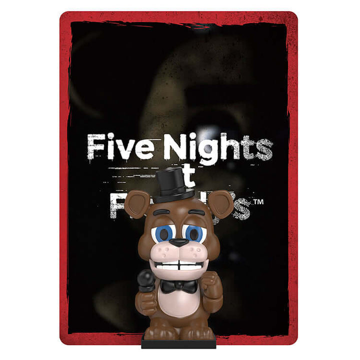 Five Nights at Freddy - Classic Remix collectible figure in front of a themed backdrop.