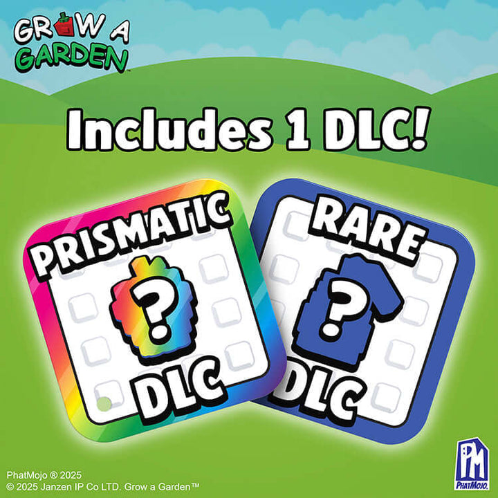 Grow A Garden Series 1 4" Collectable Plush includes 1 DLC Prismatic and Rare icons in colorful design.