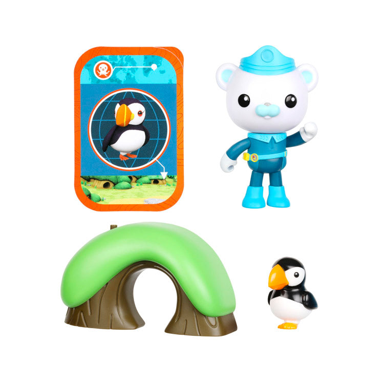 Octonauts Series 1 Deluxe Figure - Barnacles Adventure Pack with Captain Barnacles, Puffin, and accessories.