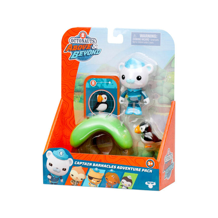 Octonauts Series 1 Deluxe Figure - Barnacles Adventure Pack with Captain Barnacles and Puffin figures