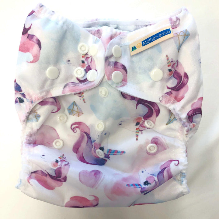 Mother-ease Wizard Uno Organic Cotton - One Size Colour: Dream Size: OS reusable nappies Earthlets