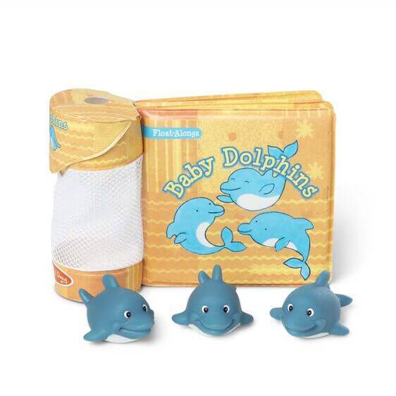 Sophie La Girafe Baby Dolphins Bath Book baby care bathing &amp; skincare Earthlets